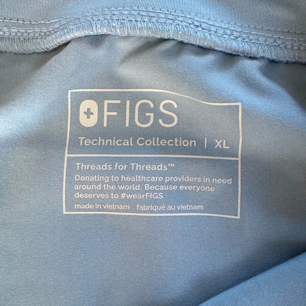 Figs High waisted blue Livingston